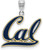 Image of Sterling Silver University of California Berkeley Large Enamel LogoArt Pendant