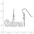 Image of Sterling Silver University of Florida Small Dangle Earrings by LogoArt SS048UFL