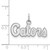 Image of Sterling Silver University of Florida X-Small Pendant by LogoArt (SS043UFL) Image of Sterling Silver University of Florida X-Small Pendant by LogoArt (SS043UFL)