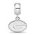 Image of Sterling Silver University of Georgia X-Small Dangle Bead Charm by LogoArt