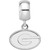 Image of Sterling Silver University of Georgia X-Small Dangle Bead Charm by LogoArt