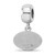 Image of Sterling Silver University of Georgia X-Small Dangle Bead Charm by LogoArt