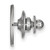 Sterling Silver University of Illinois Lapel Pin by LogoArt (SS011UIL)