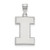 Sterling Silver University of Illinois Large Pendant by LogoArt (SS004UIL)