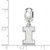 Sterling Silver University of Illinois Small Dangle Bead by LogoArt