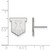Sterling Silver University of Illinois Small Post Earrings by LogoArt (SS050UIL)