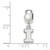 Sterling Silver University of Illinois X-Small Dangle Bead Charm by LogoArt