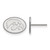 Sterling Silver University of Iowa X-Small Post Earrings by LogoArt (SS050UIA)