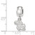 Sterling Silver University of Kansas X-Small Dangle Bead Charm by LogoArt