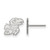 Sterling Silver University of Kansas X-Small Post Earrings by LogoArt (SS055UKS)