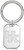 Image of Sterling Silver University of Kentucky Key Chain by LogoArt