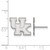 Sterling Silver University of Kentucky Small Post Earrings by LogoArt (SS009UK)