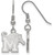 Sterling Silver University of Memphis Small Dangle Earrings by LogoArt SS006UMP