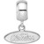 Image of Sterling Silver University of Mississippi XSmall Dangle Bead Charm LogoArt SS035