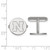 Sterling Silver University of Nebraska Cuff Links by LogoArt (SS086UNE)