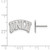 Sterling Silver University of Nevada Las Vegas Small Post Earrings by LogoArt