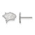 Image of Sterling Silver University of New Hampshire X-Small Post Earrings by LogoArt