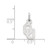 Image of Sterling Silver University of Oklahoma X-Small Pendant by LogoArt