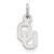 Sterling Silver University of Oklahoma X-Small Pendant by LogoArt