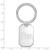 Sterling Silver University of Pittsburgh Key Chain by LogoArt