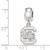 Sterling Silver University of South Carolina Small Dangle Bead LogoArt SS036USO