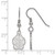 Sterling Silver University of South Dakota Small Dangle Earrings by LogoArt