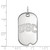 Sterling Silver University of Southern California Small Dog Tag by LogoArt