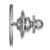 Sterling Silver University of Tennessee Lapel Pin by LogoArt (SS051UTN)
