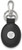 Image of Sterling Silver University of Tennessee Leather Oval KeyChain LogoArt SS053UTNK1
