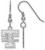 Image of Sterling Silver University of Tennessee Small Dangle Earrings LogoArt (SS048UTN)