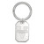 Sterling Silver University of Virginia Key Chain by LogoArt