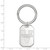 Sterling Silver University of Virginia Key Chain by LogoArt