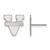 Sterling Silver University of Virginia Small Post Earrings by LogoArt (SS009UVA)
