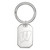 Sterling Silver University of Wisconsin Key Chain by LogoArt
