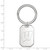 Sterling Silver University of Wisconsin Key Chain by LogoArt