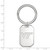 Sterling Silver Virginia Tech Key Chain by LogoArt