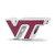 Sterling Silver Virginia Tech VT Enamel Logo Bead by LogoArt