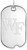 Image of Sterling Silver Wake Forest University Large Dog Tag by LogoArt