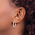 Image of 20mm Sterling Silver Wrapped Hoop Earrings