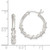Image of 20mm Sterling Silver Wrapped Hoop Earrings