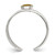 Image of Sterling Silver Yellow & Black Enameled Smiley Toe Ring