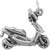 Image of Sterling Silver Zippy Moped Scooter Charm