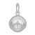 Stylish Volleyball Charm (Choose Metal) by Rembrandt