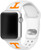 Image of Tennessee Volunteers Silicone Watch Band Compatible with Apple Watch - 38mm/40mm/41mm White C-AB1-125-38