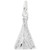 Image of Tepee Charm (Choose Metal) by Rembrandt