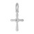 Textured Cross Charm (Choose Metal) by Rembrandt