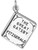 The Great Gatsby Book Charm 925 Sterling Silver