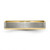 Image of Titanium 5mm Yellow IP-plated Beveled Edge Brushed/Polished Band Ring