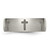 Image of Titanium 8mm Laser Design Brushed Band Ring TB26D