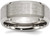 Image of Titanium Beveled Edge 8mm Satin and Polished Band Ring